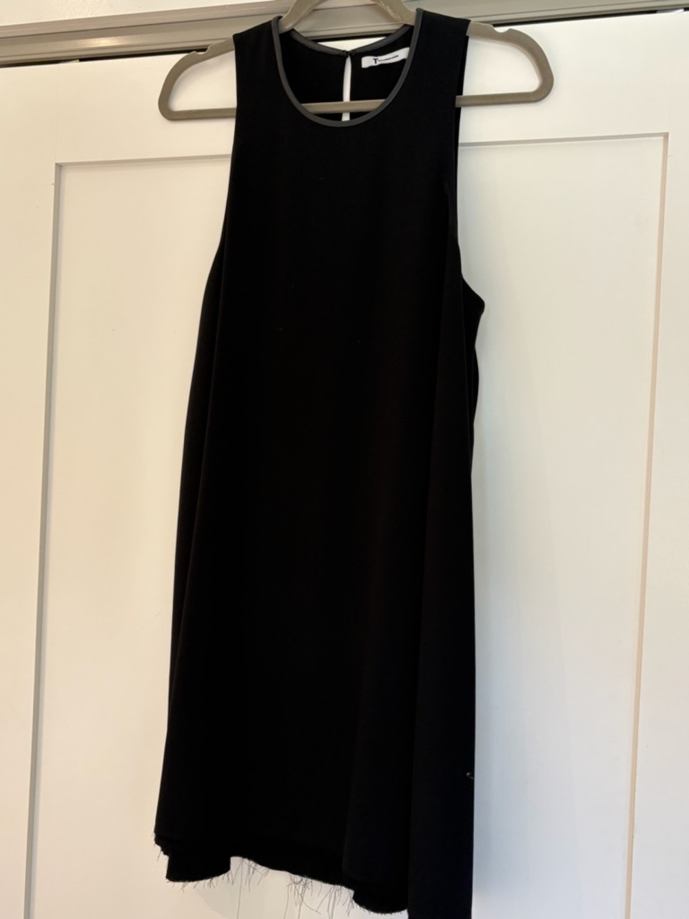 T by Alexander Wang Black Halter Cocktail Dress
